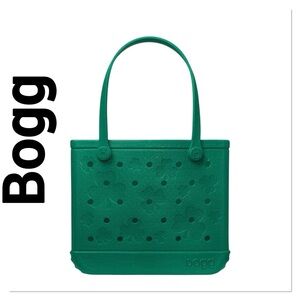 BOGG Green Baby Tote Bag in Lucky You pattern